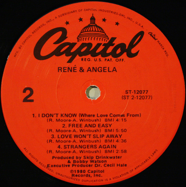 Rene & Angela Rene & Angela : LP B | CD Covers | Cover Century | Over 1 ...